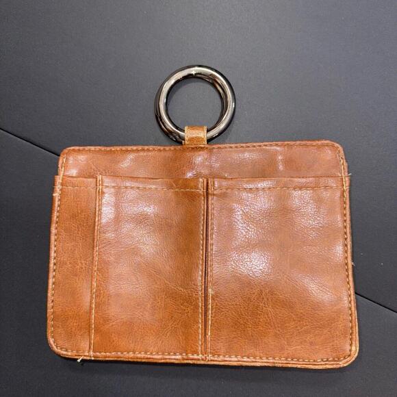 Pouchee Purse Divider Equestrian Boho Wallet Organizer Pocket Brown Faux Leather - Picture 12 of 15